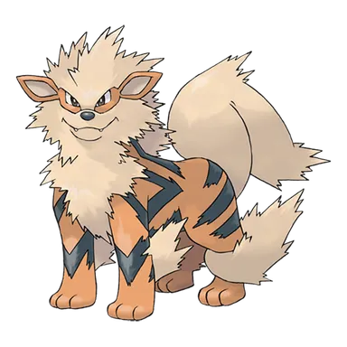 official artwork of arcanine